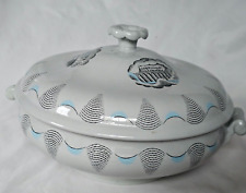 Gorgeous Eric Ravilious Travel pattern Wedgwood terrine and lid (a) slight fault