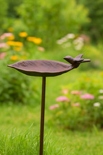 Cast Iron Bird Bath on Stake
