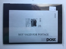 Irish stamps, blackprint from 1989/90 yearbook 