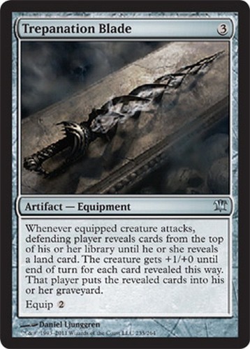 Trepanation blade innistrad - trepanation,