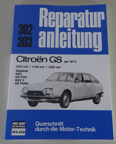 Repair manual citroen gsx - repair,