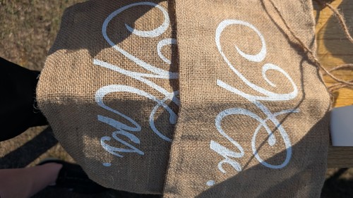 Rustic hessian burlap - burlap, and