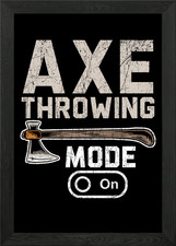 Axe Throwing Hatchet Framed