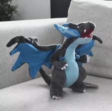 Pokemon Mega Charizard X Plush Soft Toy Teddy 28cm - UK SUPPLIER 🇬🇧