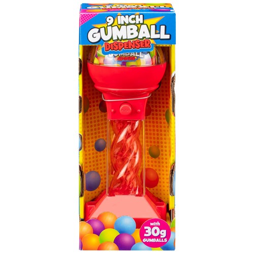 Red gumball dispenser - dispenser, /