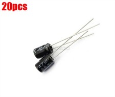 20Pcs 47Uf 25V 105°C Radial