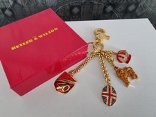 BUTLER & WILSON 40TH ANNIVERSARY COMMEMORATIVE CRYSTAL KEYRING/HANDBAG CHARM