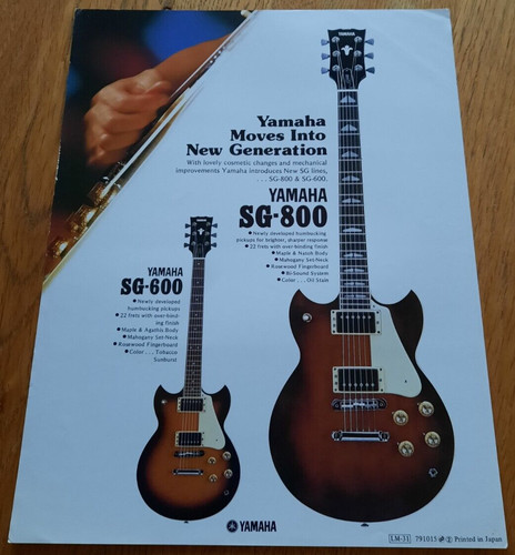 Yamaha 800 sg 600 guitar - yamaha, sg-600