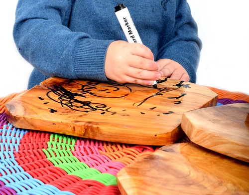 Natural wooden writing board - natural,