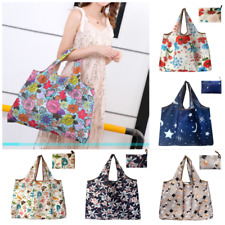 Lightweight Large Reusable Pouch Shopping Bags Ecological  Handbag Folding Bags