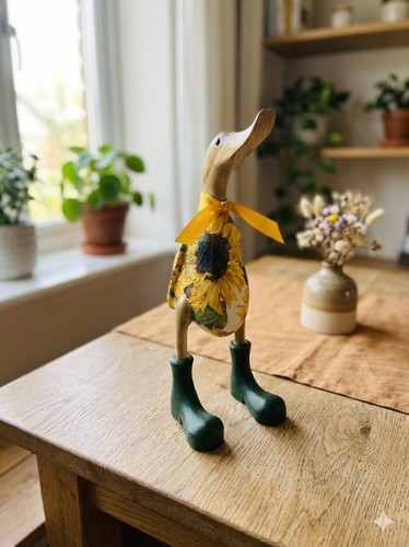 Wooden duck with - duck, |