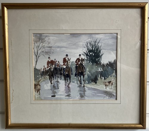 Vintage watercolour painting - watercolour,