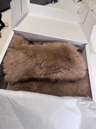 Fur boots zara skin - zara,