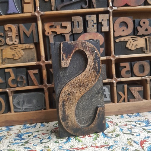 Wooden letterpress printing - ,