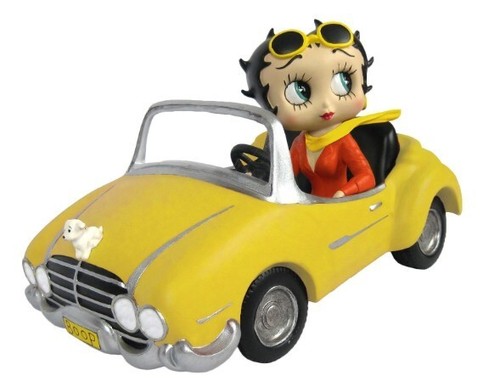 Betty boop sports car - in,