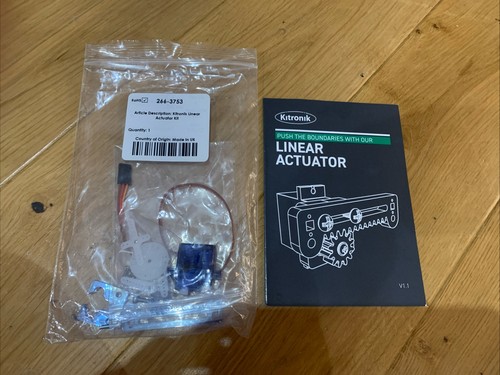 Kitronik linear actuator - linear, kit