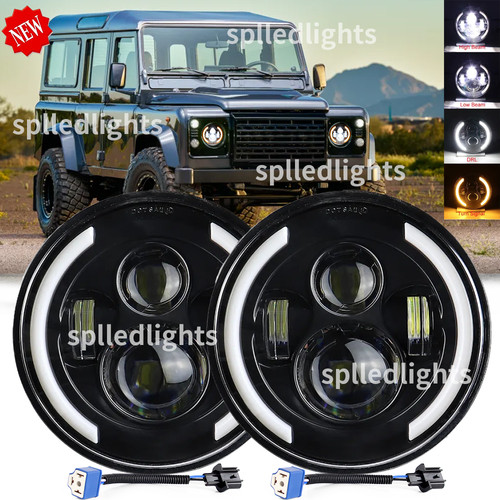 Pair led upgrade headlights - 7",