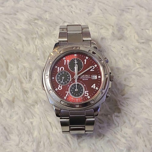 Seiko chronograph watch with - chronograph,
