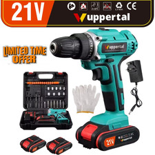 2 Battery Cordless Drill 21V