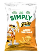 2x Usa Cheetos Simply White Cheddar 226g 