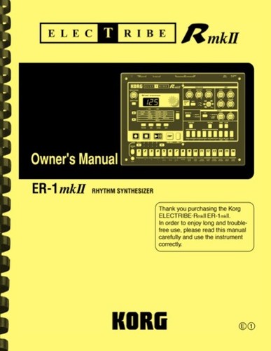 Korg electribe mk - electribe, er-1