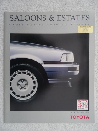 Toyota saloons estates - toyota,