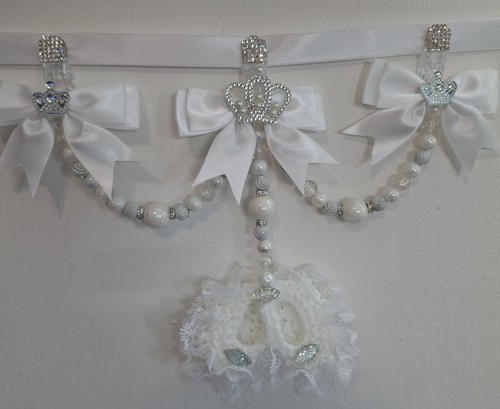 Tier bling white unisex pram - white,