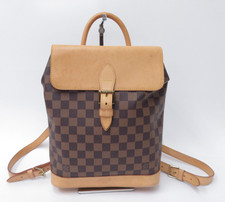 Authentic Louis Vuitton Damier Ebene Arlequin Backpack Bag F#47932