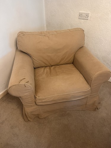 Ikea ektorp beige arm - ektorp, chair