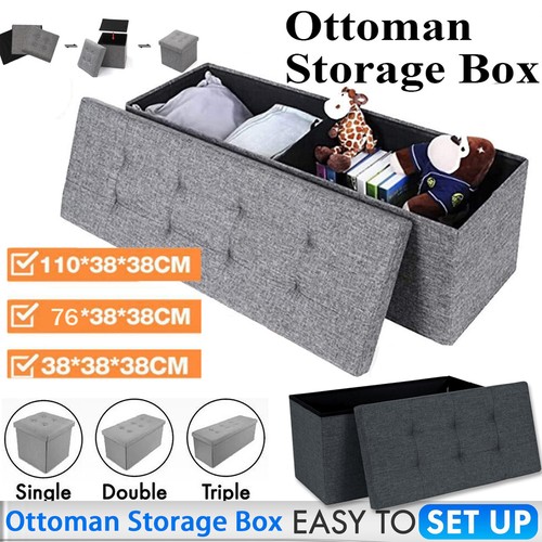 Ottoman storage seat stool - storage,