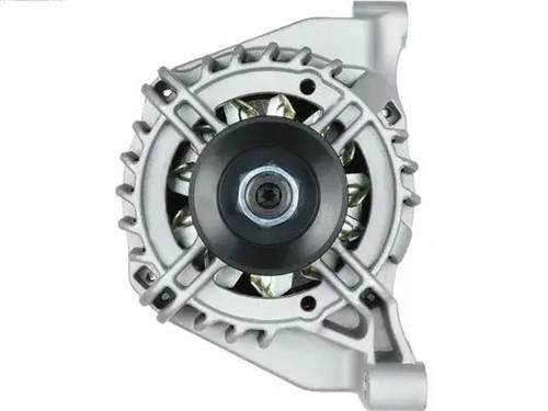 Alternator with belt pulley