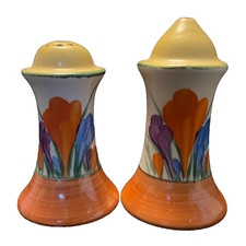 Pair of Clarice Cliff Bizarre