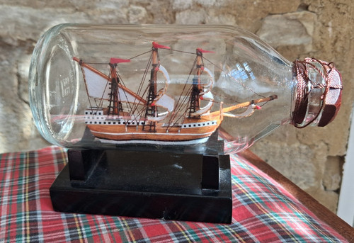 Mayflower ship bottle 14 - ship, in