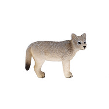 Wolf Cub Toy Realistic Grey