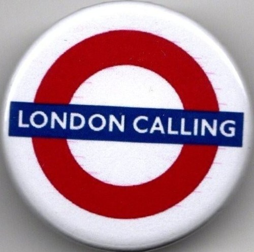 The clash pin button badge - the,