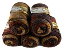 Rainbow wool pack 5 x 100g