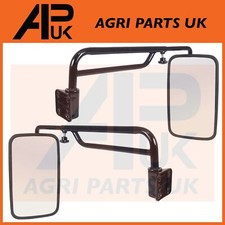 2 Adjustable Mirror Arm & Head for Fendt Zetor Landini Fiat Kubota JCB Tractor