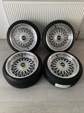 BBS rc Bmw replica Cross Spoke Style Alloy Wheels & tyres Alpina Splitrim 090