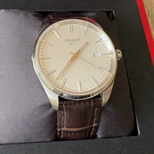 Tissot pr100 quartz brown - tissot,