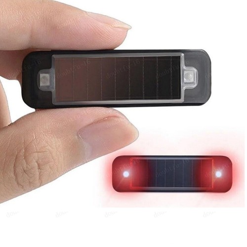 Red led solar powered - led,