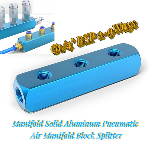 Manifold solid aluminum - manifold,