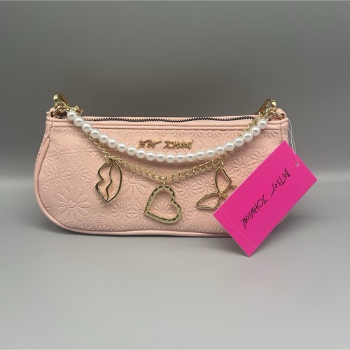 Betsey johnson pink embossed - johnson,