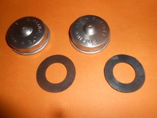 FORD ZEPHYR ZODIAC Mk2 (1956-60) Drum Brakes MASTER CYLINDER ALLOY CAP & SEAL x2