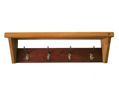 Wooden coat rack - wooden, with