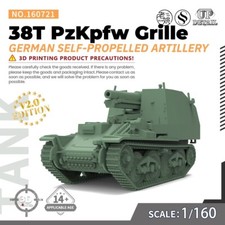 1/160 N SCALE Railway Military German 38T PzKpfw Grille Self-propelled Artillery