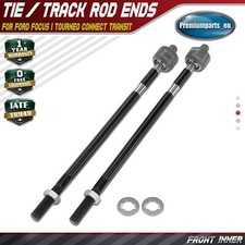 2x Tie / Track Rod Ends Front Inner for Ford Focus I Tourneo Connect Transit 