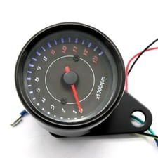 Universal Motorcycle LED Speedometer Tachometer Odometer Rev Counter 13000RPM