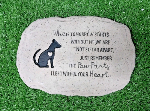 Dog plaque 3cm x27cm 18cm - dog,