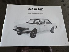 Peugeot 305 Technical Features