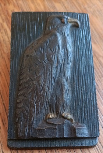 Vintage cast metal eagle - cast,